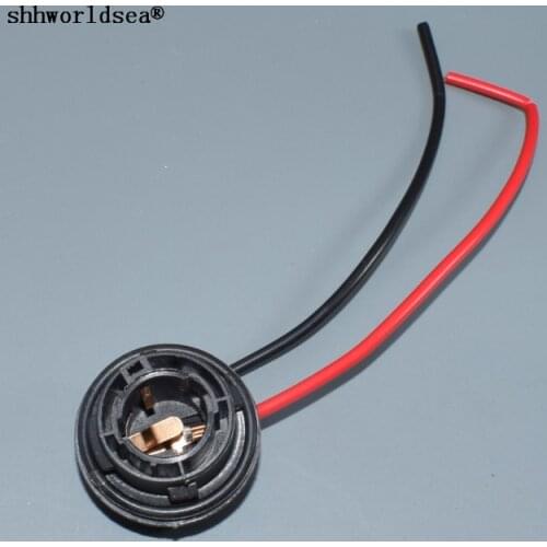 Shhworldsea 2pin 1156 adapter car auto Led Bulb Socket Connector Pre-wiring Plug female adaptor holder for BAU15S