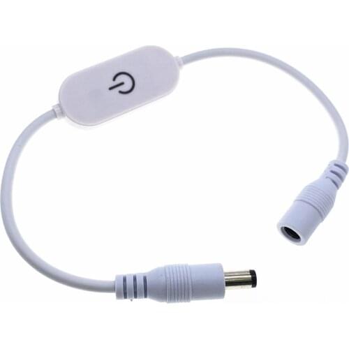 LED Strip Touch Dimmer Brightness Control LED Dimmer Switch 1keys Dimmer 12V-24V Light Switch Adjustment 3528 5050 5630