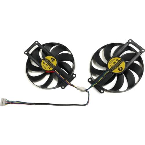 2Pcs/Set Graphics Card Fans PLD09210S12H FDC10H12S9-C T129215SU For ASUS DUAL RTX2060 O6G EVO Cards Cooling