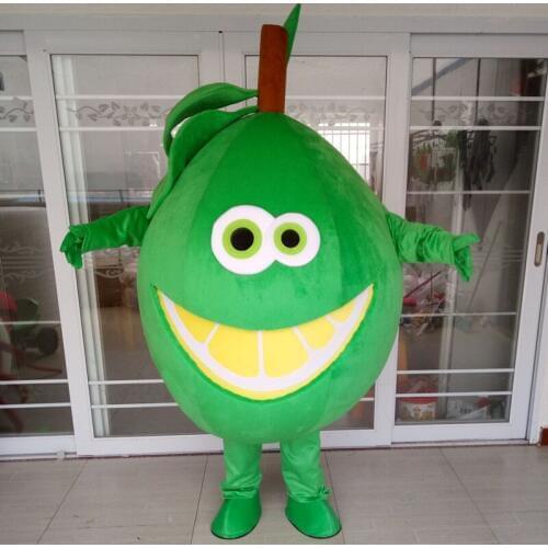 High Quality EVA Material Fruit Lemon Mascot Costume Fruit Cartoon Apparel Halloween Birthday Party Cosplay Adult Suit