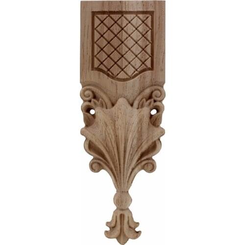 VZLX Vintage Elegant Wood Applique Carved Frame Onlay Furniture Unpainted Multi-Patterns Home Decor Garden Decoration Maison
