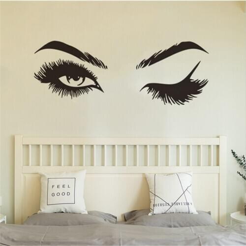 Vivid Sexy Eye Wall Sticker Girl Bedroom living room bedroom decoration for Mural Art Decals Sexy wall decals