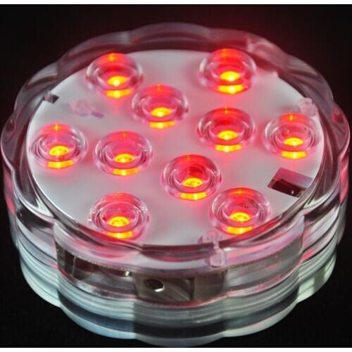 1pc Wedding Decoration Remote Control Submersible LED Party Tea Table Mini Light For Marriage Halloween Christmas