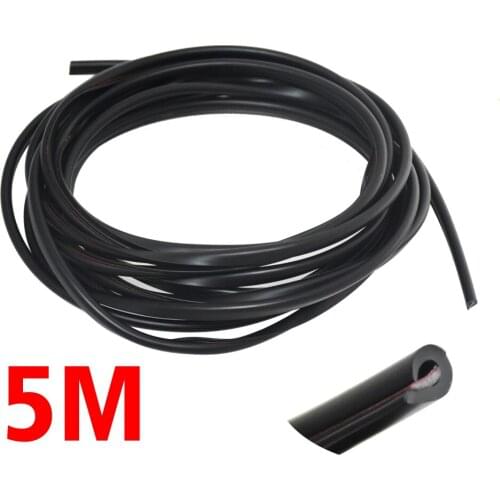 5M Door Protection Strips Rubber Edge Doors Moldings Side Protector Sticker Scratches Vehicle For Cars Auto Car-styling