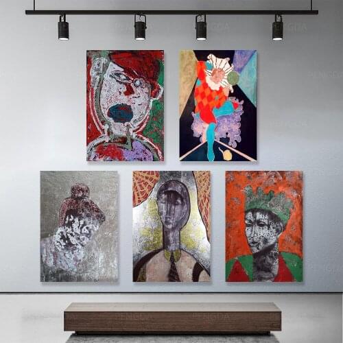 Abstract Hyperbole Characters Home Decor Canvas Paintings Pictures Wall Art Printed Modular Poster No Frame Artwork Living Room