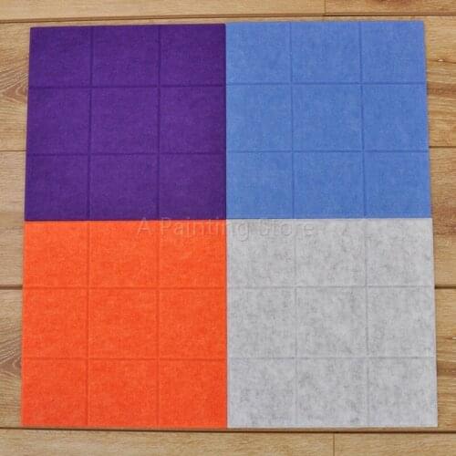 Jiugongge Polyester Fiber Acoustic Board Indoor Wall Soundproof Felt Sound-absorbing Cotton Adhesive Soundproof Felt