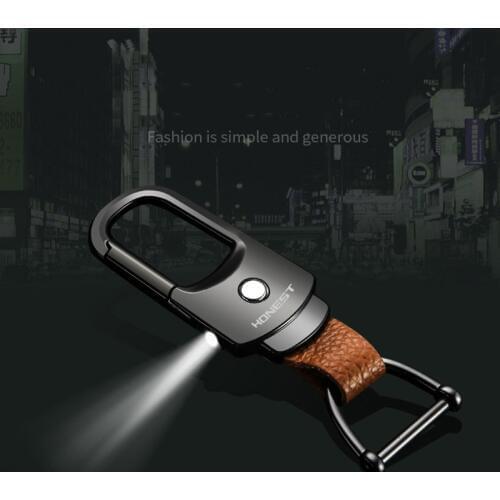 Car Key Holder Pendant Auto Accessories for Buick Regal Gs Lacrosse Excelle Encore Verano Key Chain LED Light Metal Keyring Gift