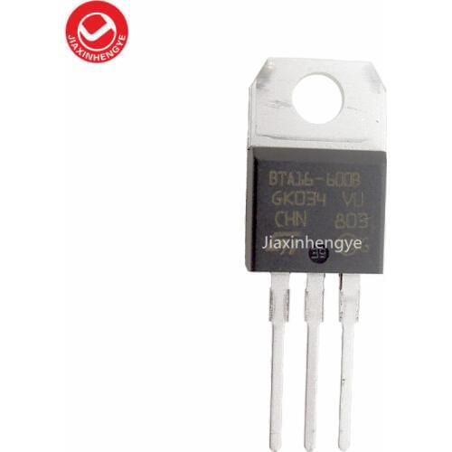 BTA16-600B TO-220 BTA16-600 BTA16 600V 16A Original and New 10PCS/LOT