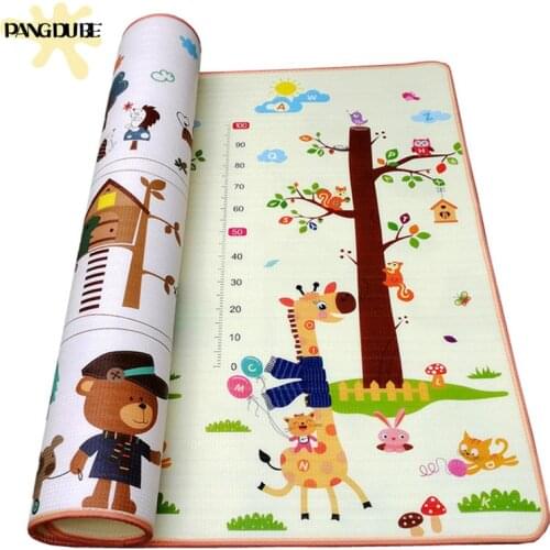Double Surface Children Game Carpet Kids Room Mat For Baby Playpen Baby Carpet Baby Playmat For Fence Children Game Pad