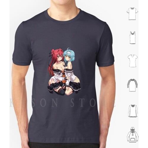 Lewd Anime Girls-Ecchi / Hentai Babes # 7-Shinmai Maou No-Naruse Mio , Nonaka Yuki T Shirt Cotton Men Diy Print High