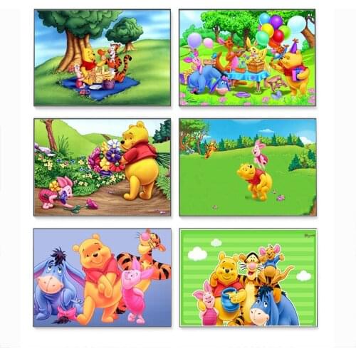 Anime Cartoon Art Wall Print and Poster Canvas Poster Winnie The Pooh and Tigger Children Gift Kids Bedroom Room Home Decoration