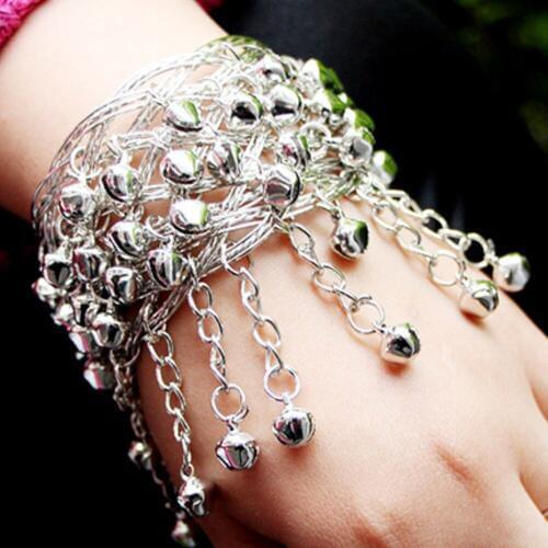 Collection China Miao Silver Antique bracelets handmade dance bell bracelet foot ring bell shipping free