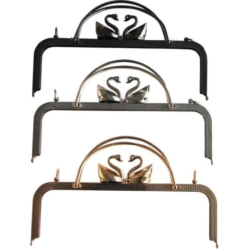 K675 trapezoidal 20.5CM embossing Leaves flowers buckle lock purse frame DIY Kiss lock Coin Purse accessories