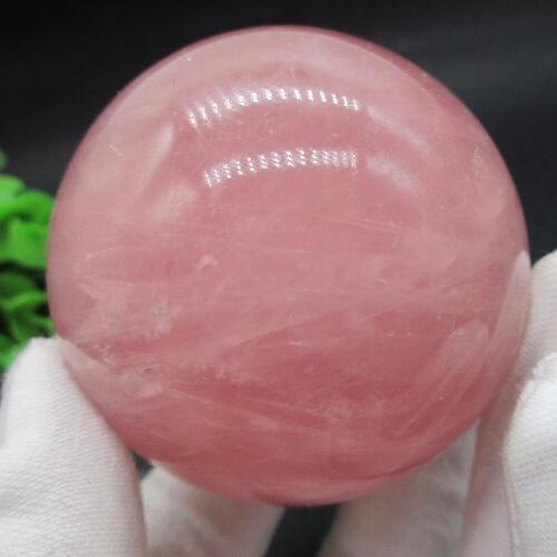 Natural Pink Quartz Crystal Sphere Balls Sphere Diameter 22~24mm Round Shape Fashion Nonporous High Quality