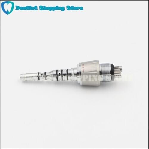 NEW 6 hole Titanium Shell Dental LED fiber optic handpiece compatible with kavo mutiflex