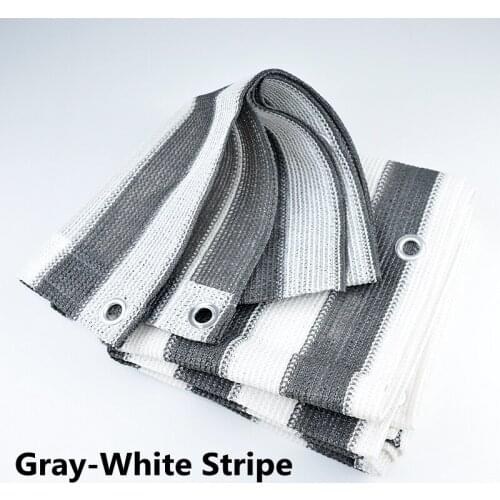 Gray-White Anti-UV HDPE Sun Shading Net Garden Succulent Plant Sunblock Sunshade Net Swimming Pool Cover Sun Shade Net Cloth