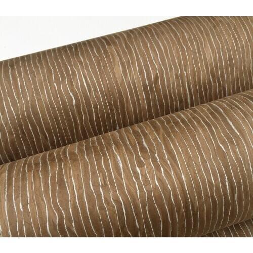 Technical Wood Veneer Engineering Veneer E.V. 62x250cm 0.3mm thick Wide Strip Silver Line Q/C Brown