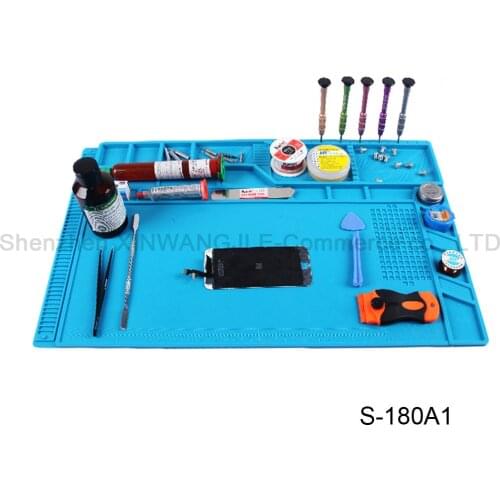 High Temperature Resistant Insulation Pad With Magnetic Screw Position Heat Insulation Work Mat Phone Computer Repair Platform