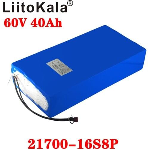 LiitoKala 60V 20ah 35Ah 30Ah 40A helectric scooter bateria 60V Electric Bicycle Lithium Battery Scooter 60V 1000W ebike battery