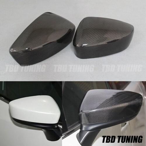 Rear View Mirror Cover For Mazda CX-5 CX5 2012 2013 2014 Carbon Fiber Mirror Replacement Style Car Wing Mirror Cover