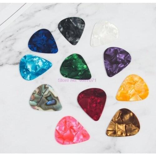 By DHL 10000pcs Multi Colorful Guitar Picks ABS Plectrum Plucked String Instrument Accessories for Guitar Player Electric Guitar