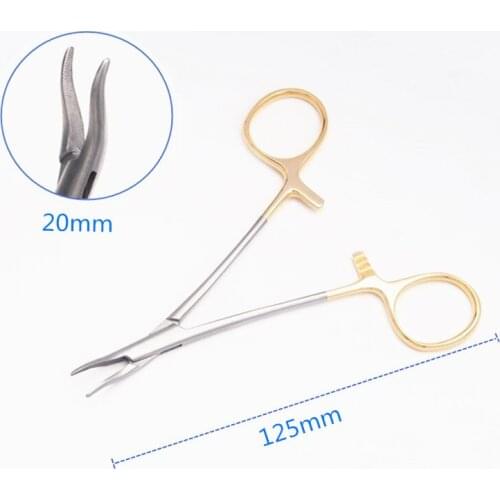 12.5CM Nasal Needle Holder Beauty Plastic Surgery Pet veterinary surgical forceps