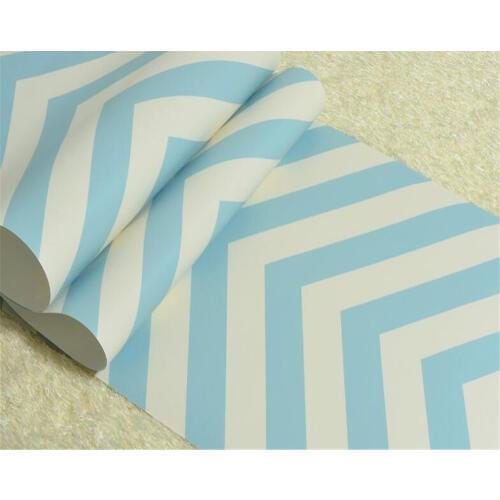 Geometric wavy stripes wallpaper modern mediterranean bedroom living room TV backgrounds non-woven 3d wallpaper roll Beibehang