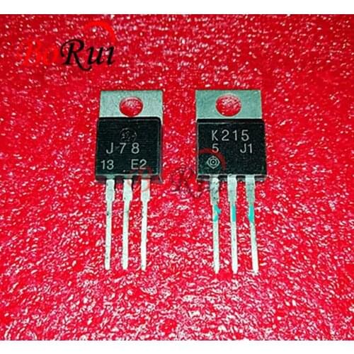 5paris (5pcs 2SJ78 + 5pcs 2SK215 ) TO-220 J78+K215 TO220 Quality assurance 100% brand new original IC