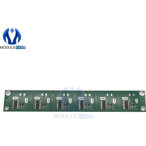 6PCS Super Farad Capacitor Single Row Based Balancing Protection Board 2.5-3V 360F 400F 500F 650F 700F Capacitor Protection