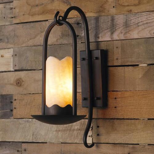 American country retro background wall lamp garden aisle stairs Nordic iron marble living room lamp