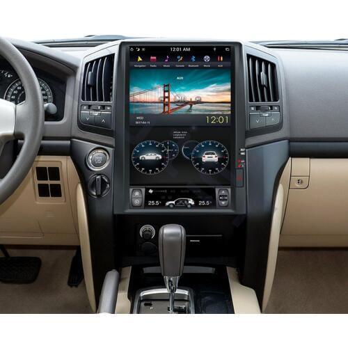 AOTSR Tesla Android 9 PX6 Car Player For TOYOTA LAND CRUISER 200 LC200 2008 - 2015 GPS Navigation DSP CarPlay 2 Din Radio 4+128G
