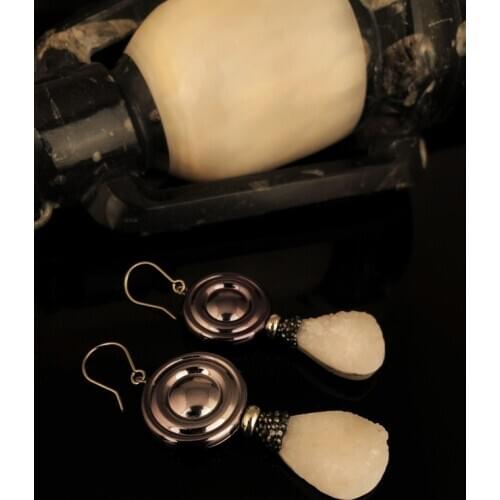 Dr Stone Natural Stone Women 'S Quartz Stone Earring NRS895 439799781