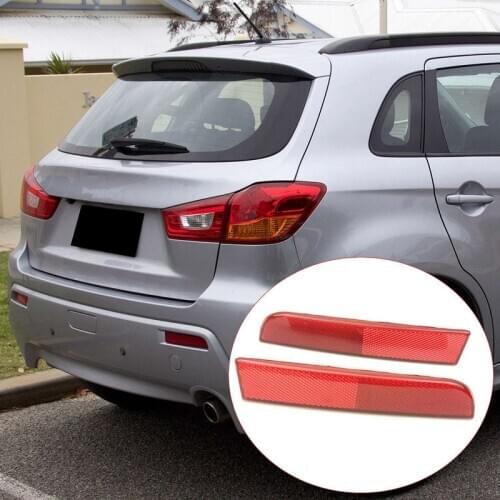 For Mitsubishi Outlander ASX 2010-2012 Rear Bumper Reflector Brake Lamp Taillight Reflector Light Brake Light