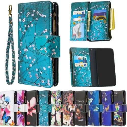 A22 A32 A72 4G Flip Case Zipper Wallet Card Leather Shell for Samsung Galaxy A12 Luxury Case A 52 72 22 A52 5G Book Cover Funda