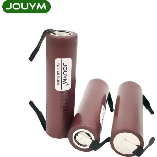 JOUYM DIY HG2 18650 Battery 3000mAh 18650HG2 3.6V 30A High Power Discharge Li-ion Rechargeable Battery for 18650 High-current