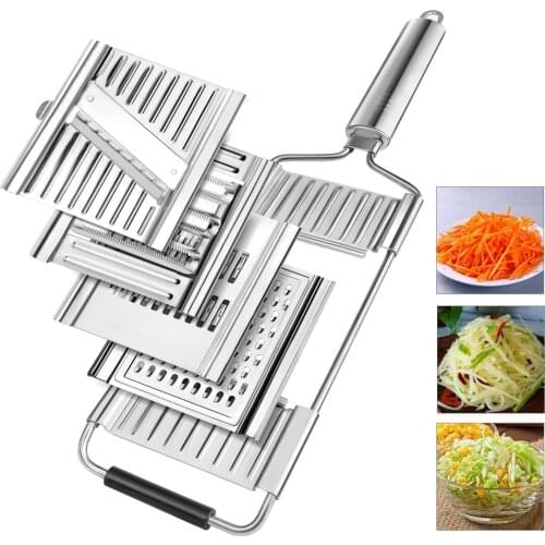 Vegetable Slicer Stainless Steel Grater Fruit Cutter Potato Peeler Carrot Shredder With Handle Blade Kitchen Gadget Accessories