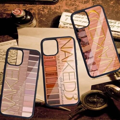 Makeup Eyeshadow Palette Phone Case PC for iPhone 11 12 pro XS MAX 8 7 6 6S Plus X 5S SE 2020 XR
