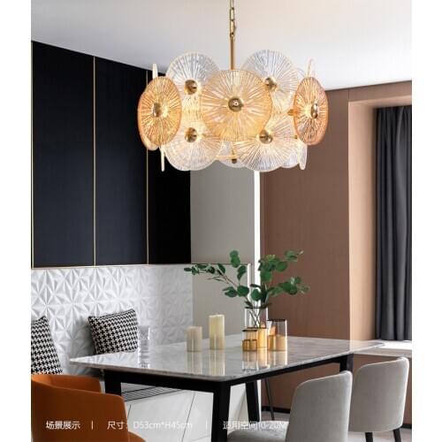 Postmodern light luxury living room chandelier simple modern atmosphere designer restaurant bar clothing store chandelier