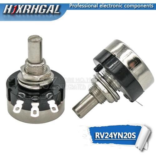 RV24YN20S Potentiometer B501 B103 B202 B502 B102 B203 B503 B104 B204 B504 B105 Potentiometers 500 ohm 10K 20K 50K 100K 200K ohm