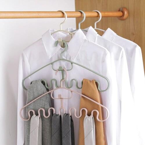 Anti-SlipClothes Hanger Room Organizer Hangers For Clothes Drying Rack Belt Shelf Scarf Tie Storage Rack Cabinet Storage