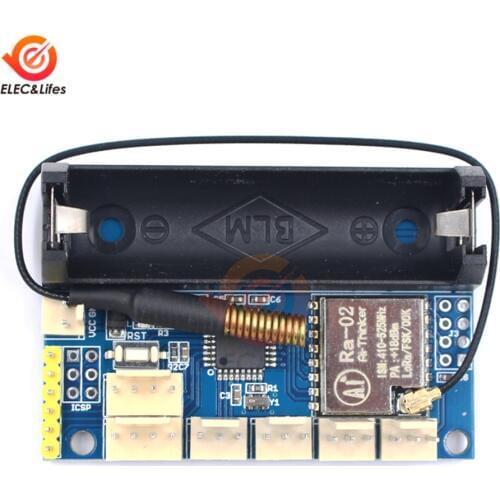 Ra-02 LoRa Radio Node V2.0 433MHz SX1278 Wireless Transmission Module based ATmega328P I2C 3.7-12V For Arduino pro mini digital