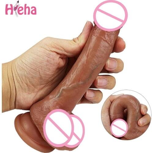 Realistic Dildo Strapon Sexy Tool Lesbian Anal Penis Suction Cup Female Masturbator Big Dick Couples Erotic Sex Toys for Woman