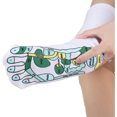 Reflexology Socks Single Toe Design Far East Healing Principles Sock SCVD889