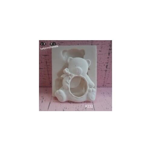 Teddy bear frame silicone mold