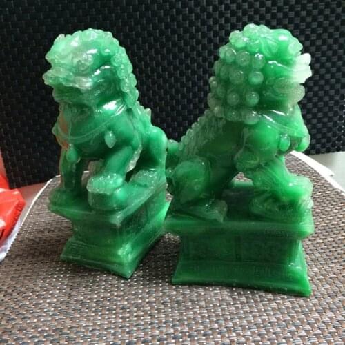 Fufu Dog Guardian Lion Statue Stone Decoration Feng Shui Decoration Cultural Elements Asian Fortune Dog Home Decoration