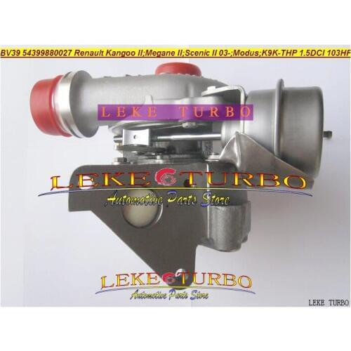 Turbo KP39 27 54399880027 54399700002 8200204572 8200578315 8200360800 7701476183 7701475135 Kangoo Megane Scenic Modus K9K 1.5L
