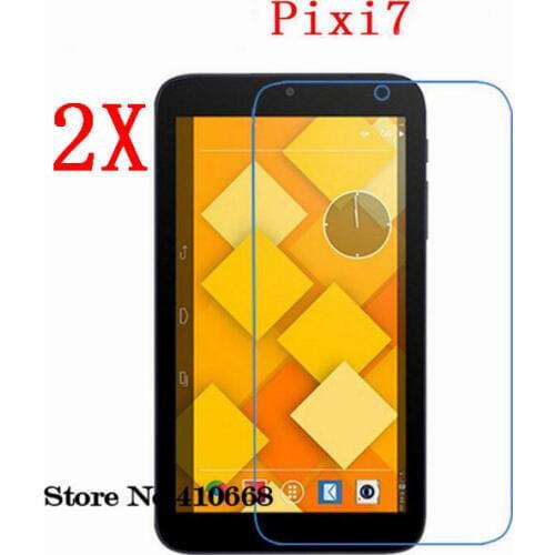 2pcs/lot Ultra Clear HD LCD Screen Protector Screen protective Film For Alcatel Pixi 7 tablet Pixi7 7.0 inch + Clean Cloth