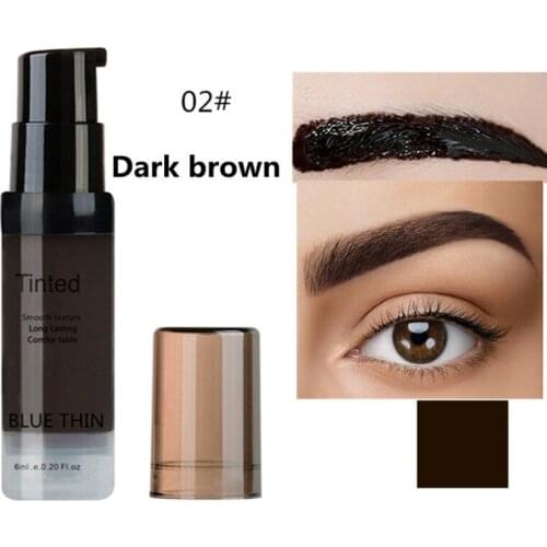 BLUETHIN Three-color Eyebrow Gel Cream Liquid Peel Off Eye Brow Tattoo Eyebrow Dye Tint Longlasting Waterproof Cosmetic TSLM2