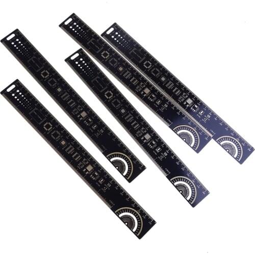 25cm Multifunctional PCB Ruler Measuring Tool Resistor Capacitor Chip IC SMD Diode Transistor Package Electronic Stock