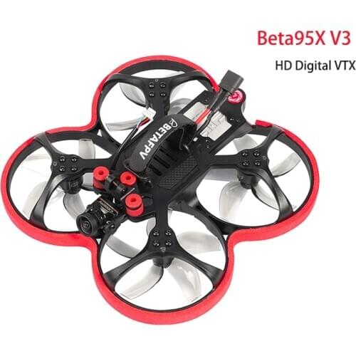 BETAFPV Beta95X V3 HD Digital VTX 95mm 4S BWhoop FPV RC Drone F4 AIO 20A Flight Controller AIO 1106 3800KV Motor Nebula Nano HD